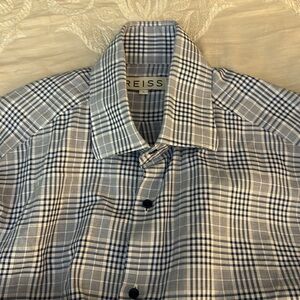 REISS Lockie
Brushed Check Button Down Shirt